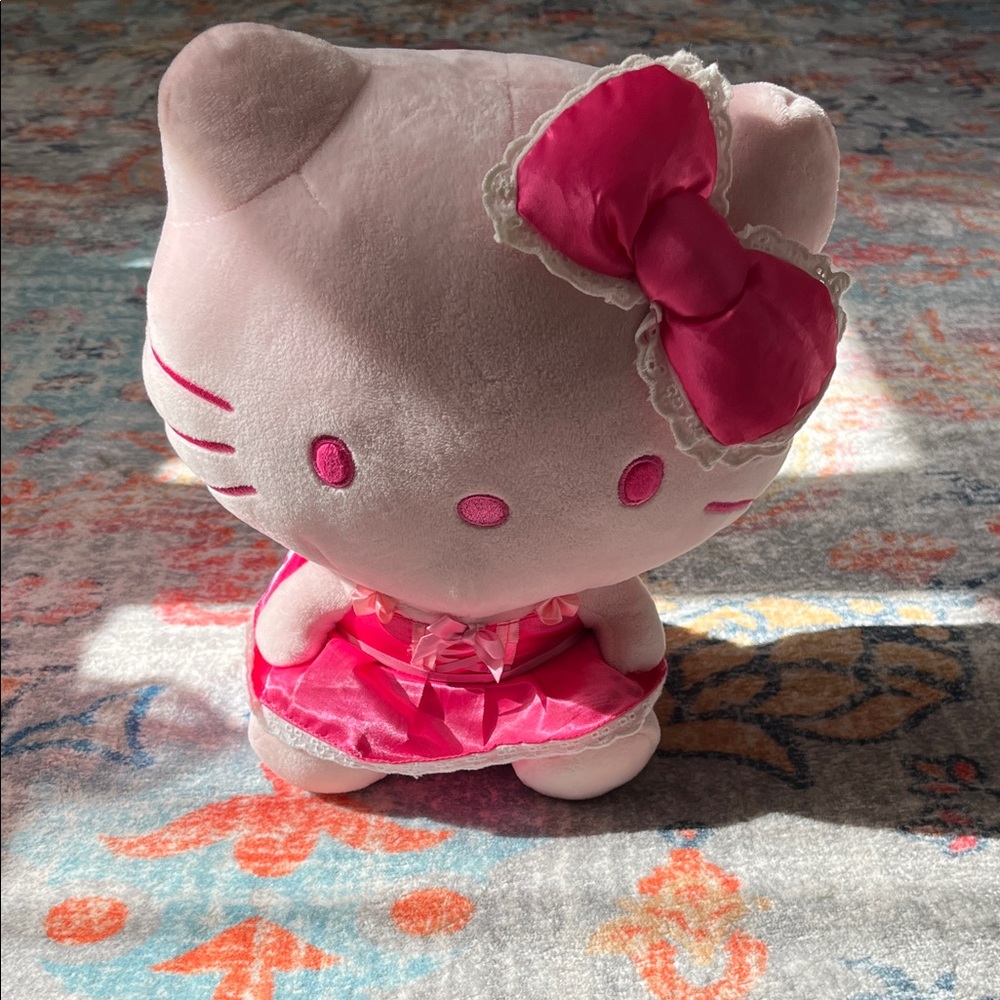 Hello Kitty Pink and White Stuffed Animal